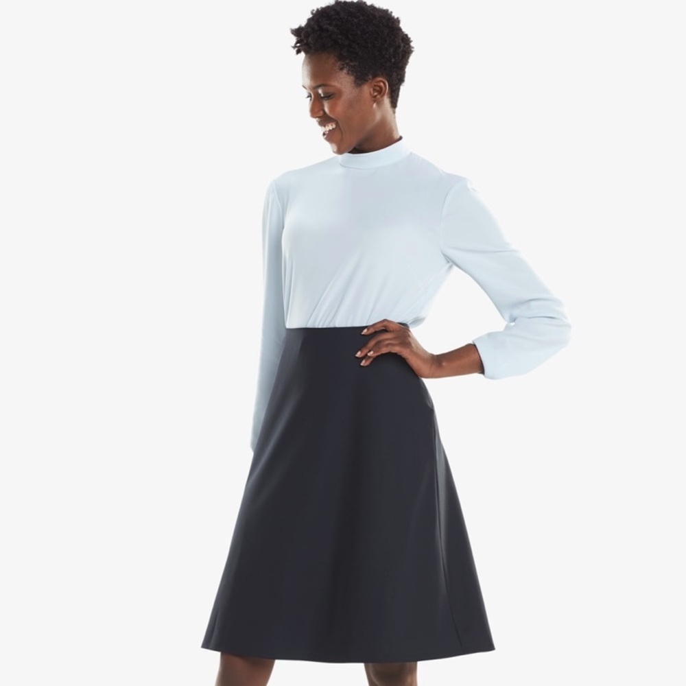 MM Lafleur Suffolk Skirt—Ink